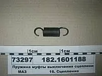 Пружина муфты выключения сцепления 182-1601188